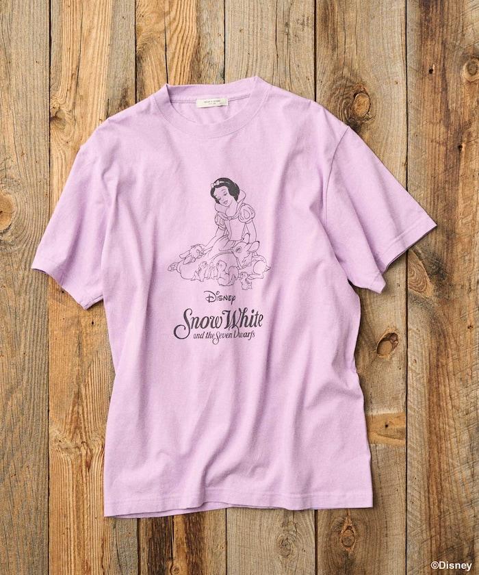 【迪士尼 白雪公主】大印花圓領T恤
