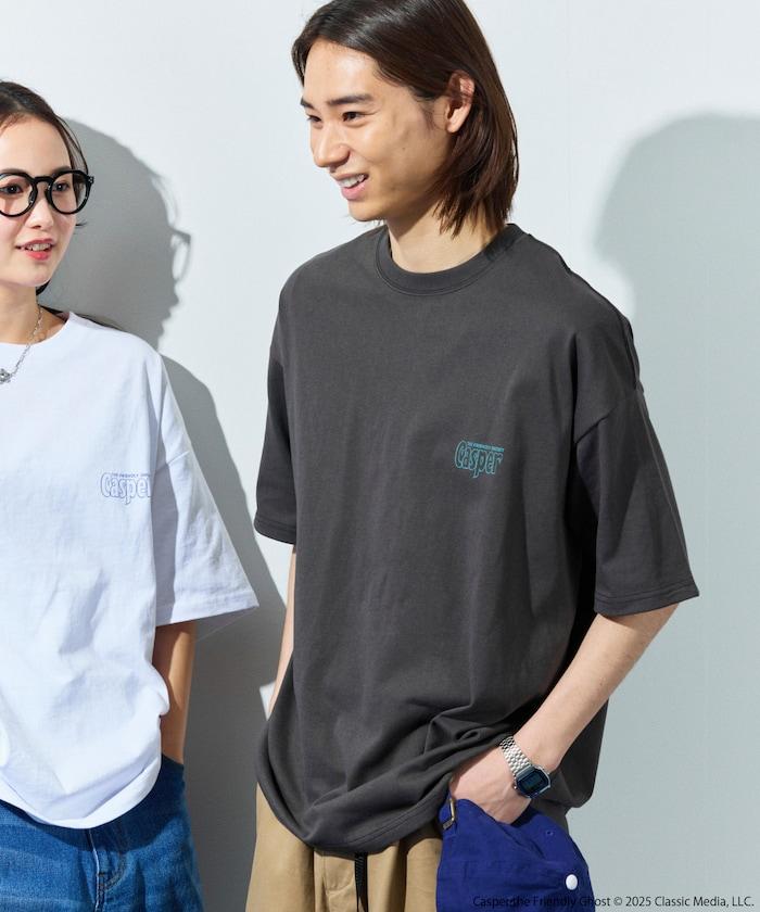 CASPER/卡斯伯 聯名 大尺寸 後背印花 圓領 T恤