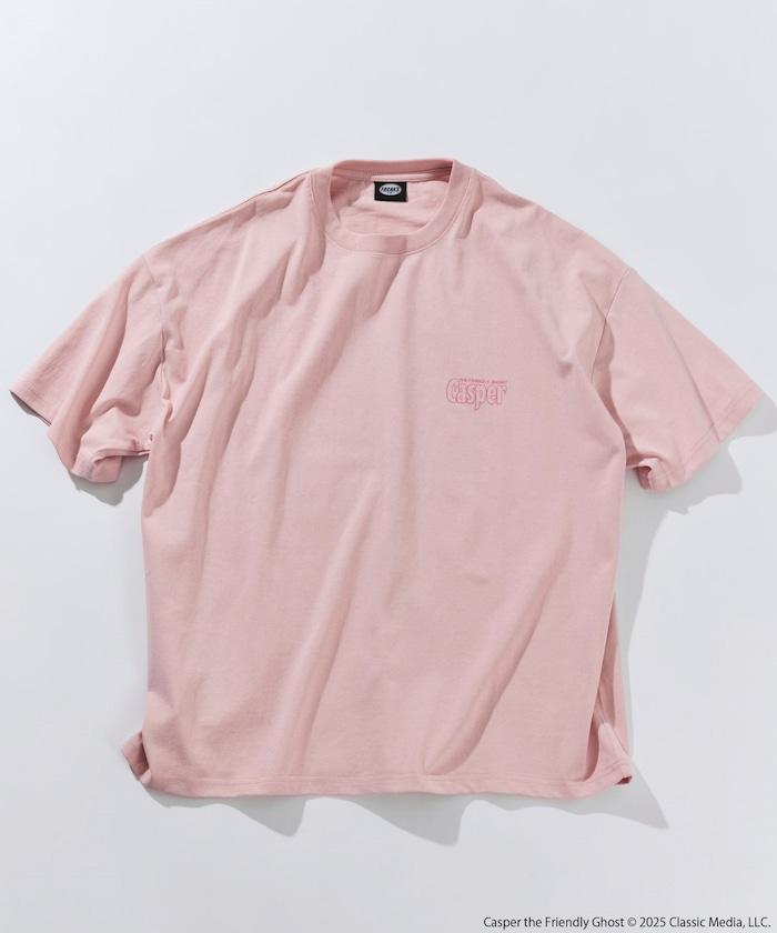 CASPER/卡斯伯 聯名 大尺寸 後背印花 圓領 T恤