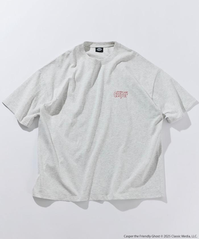 CASPER/卡斯伯 聯名 大尺寸 後背印花 圓領 T恤