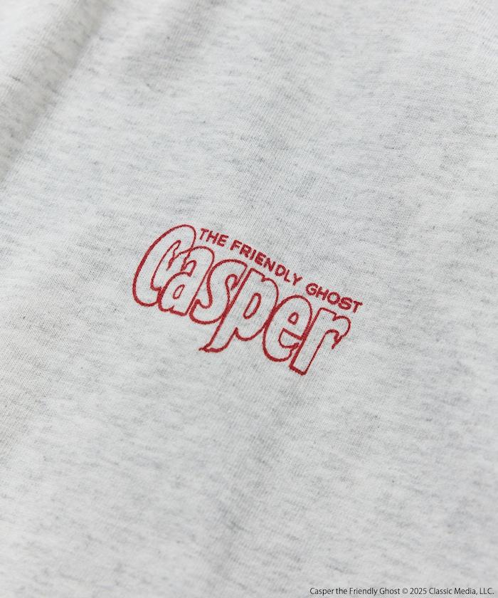 CASPER/卡斯伯 聯名 大尺寸 後背印花 圓領 T恤