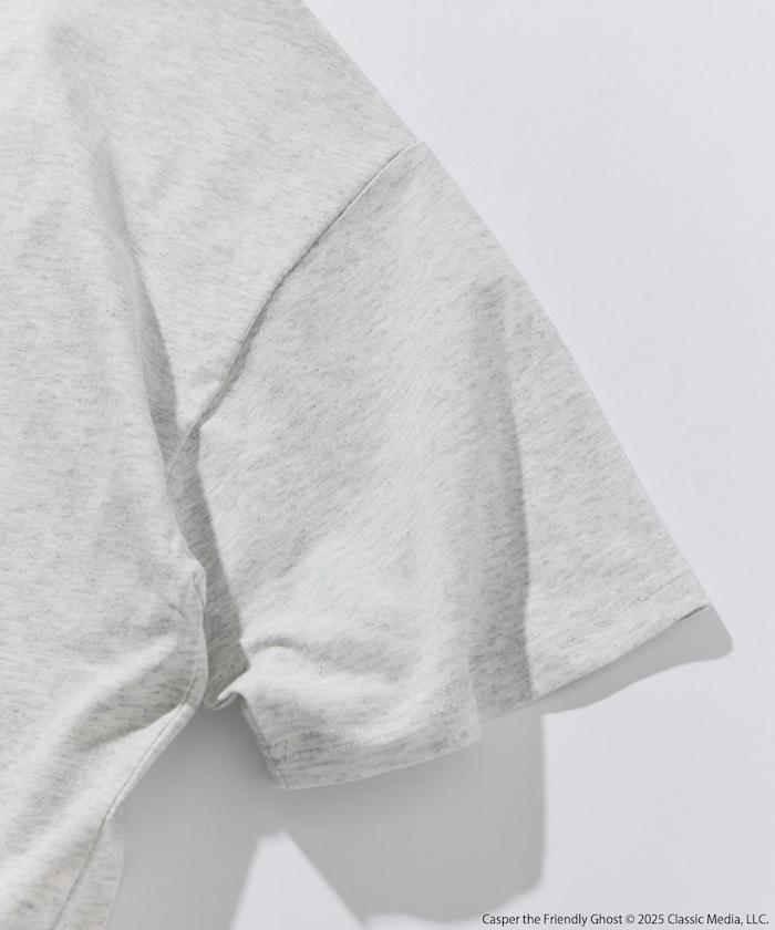 CASPER/卡斯伯 聯名 大尺寸 後背印花 圓領 T恤