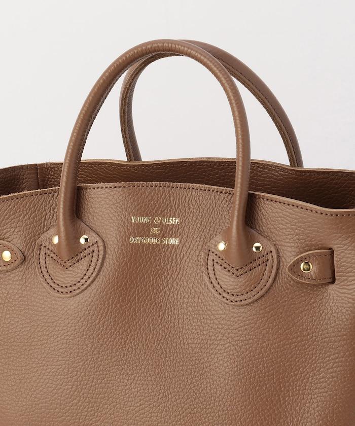 壓花皮革腰帶托特包S