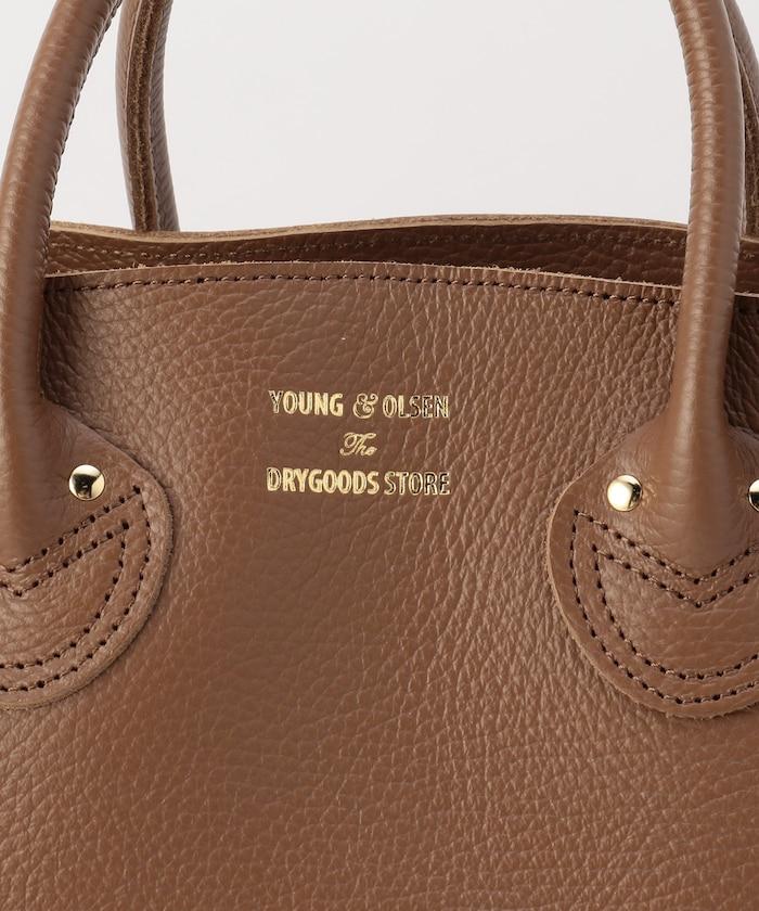 壓花皮革腰帶托特包S