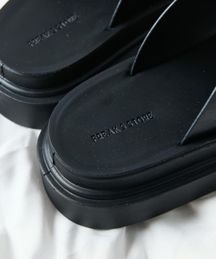 雙扣滑塊涼鞋 / 厚底平底鞋