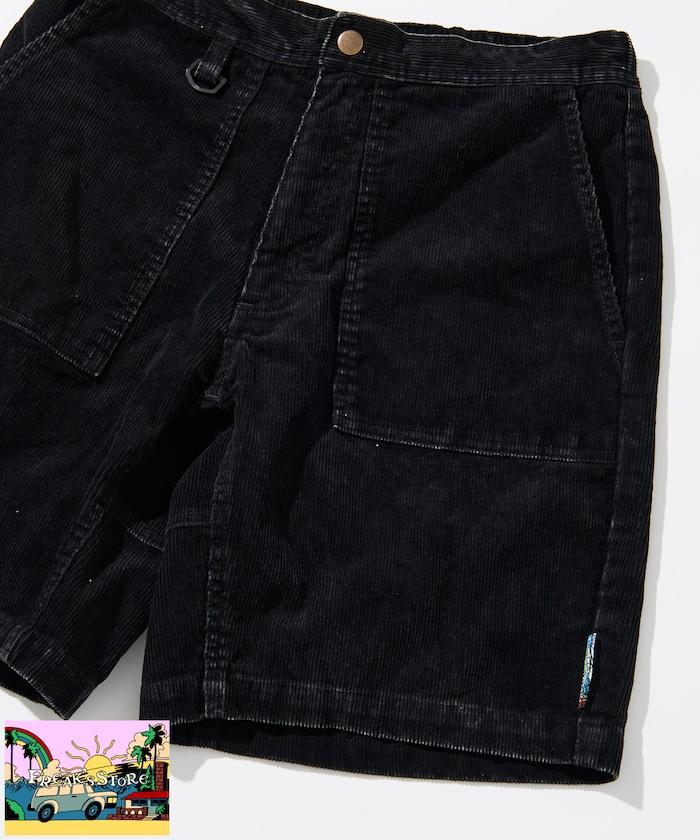 【海灘&節日】粉末漂白加工 夏季燈芯絨短褲