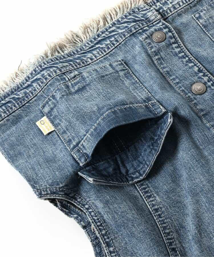 流蘇牛仔馬甲