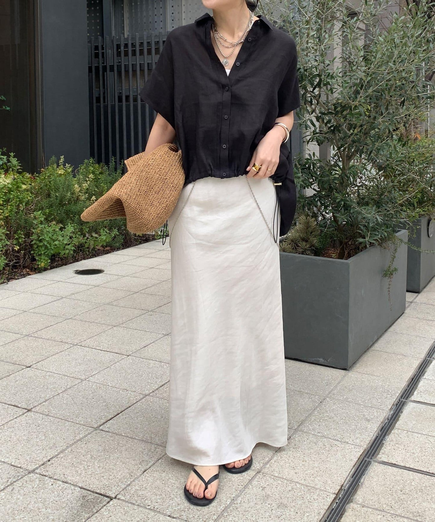 【最愛總選舉】亞麻材質法式襯衫