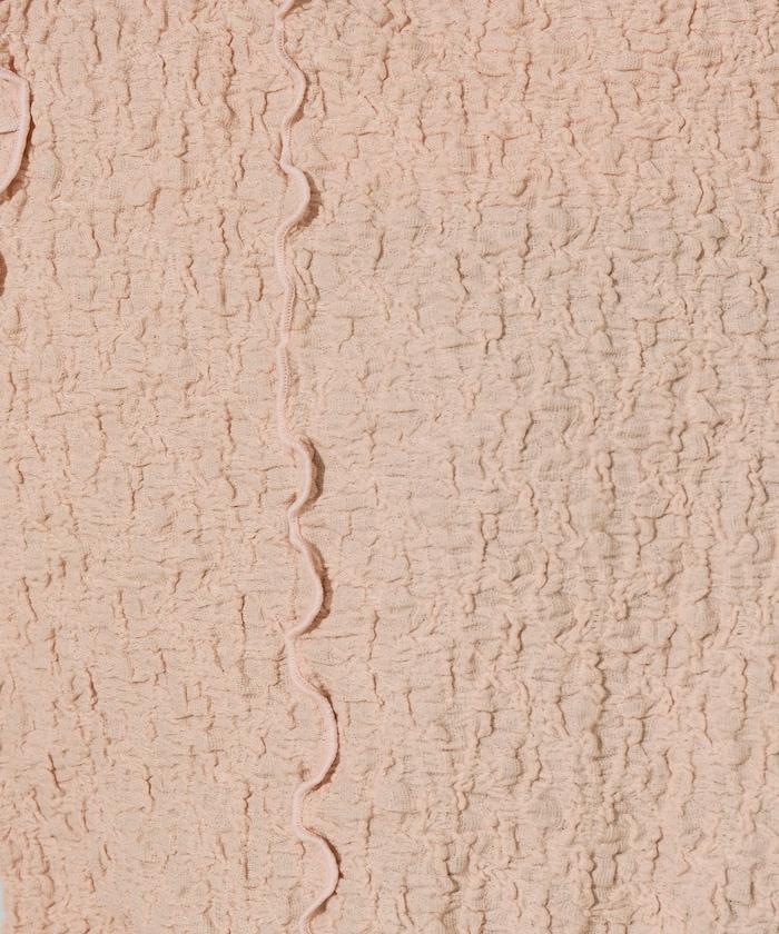 剪裁蓬鬆泡泡蜜瓜設計T恤