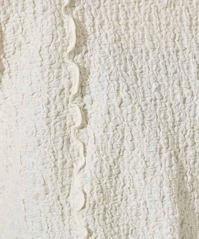 剪裁蓬鬆泡泡蜜瓜設計T恤