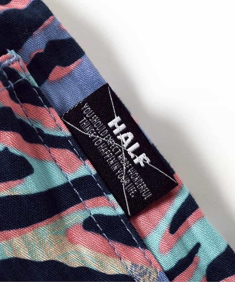 【B NEW JACK】側邊條紋印花褲 五分褲