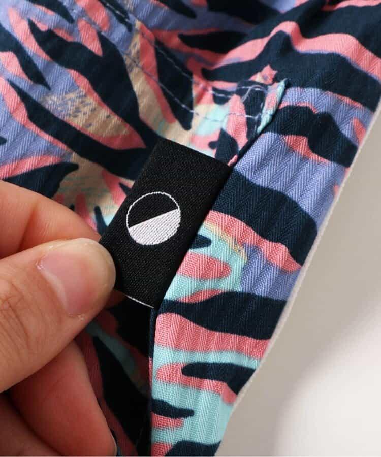 【B NEW JACK】側邊條紋印花褲 五分褲