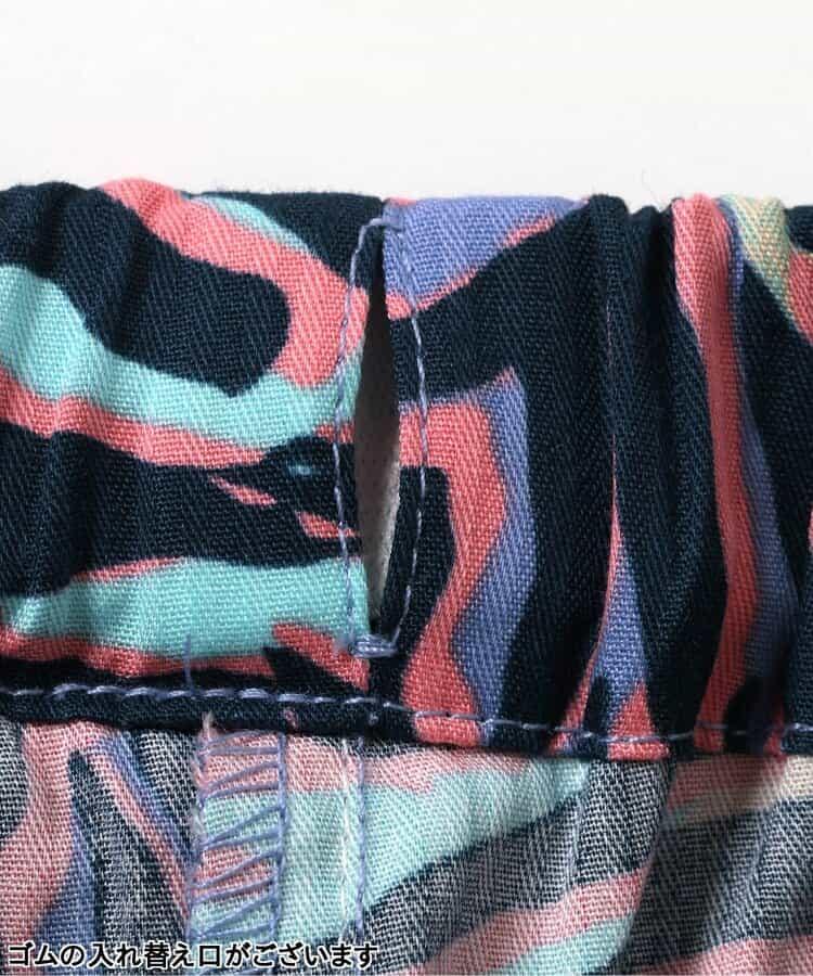 【B NEW JACK】側邊條紋印花褲 五分褲