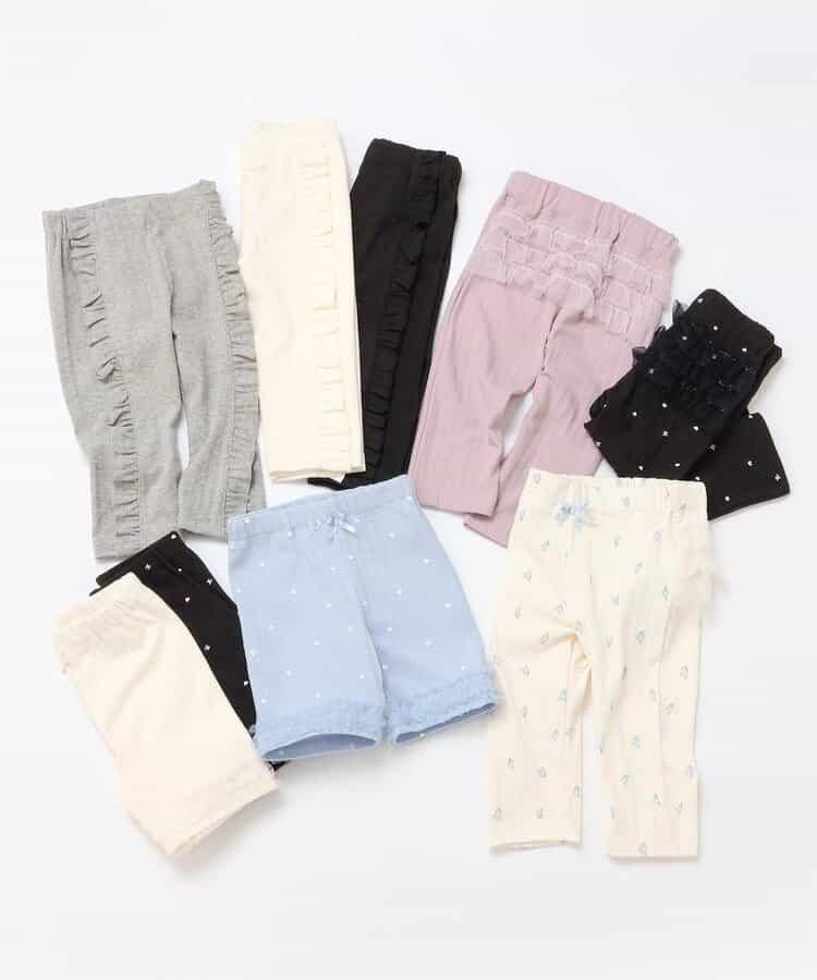 側邊荷葉邊清涼緊身褲_接觸冷感