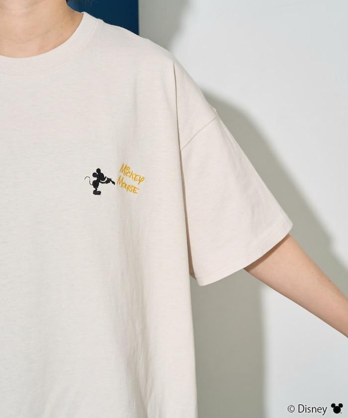 聯名/米老鼠/米奇老鼠 分散 刺繡 短袖 T恤