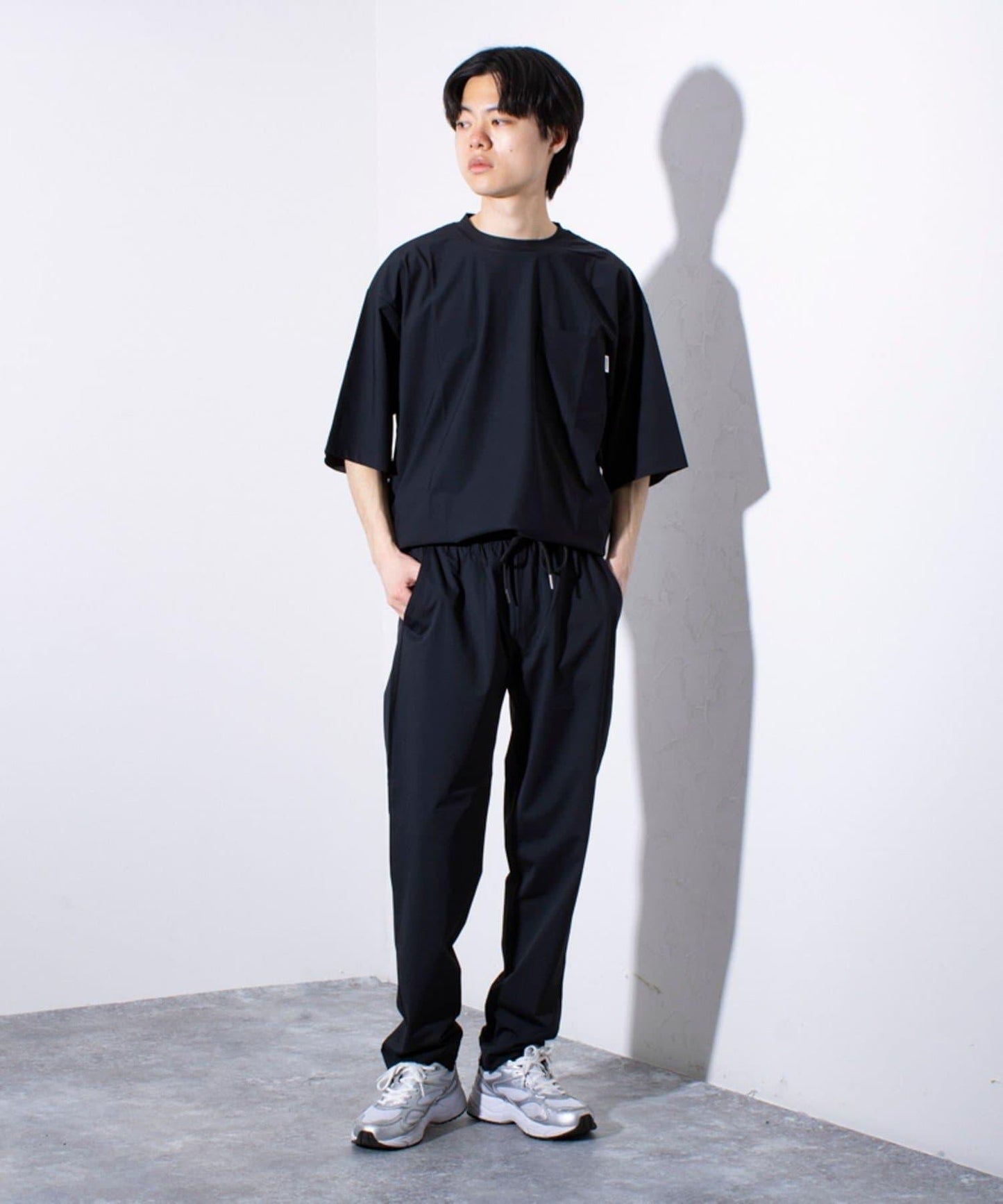 【GLOSTER】N/PU 接觸冷感 清涼超大T恤 口袋T