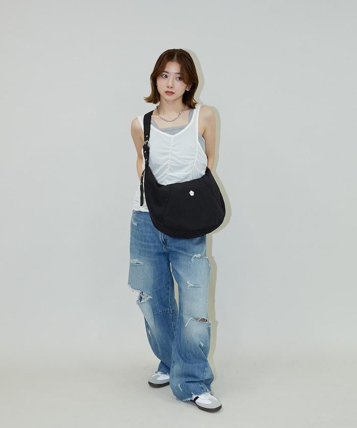 一點刺繡 尼龍 肩揹包