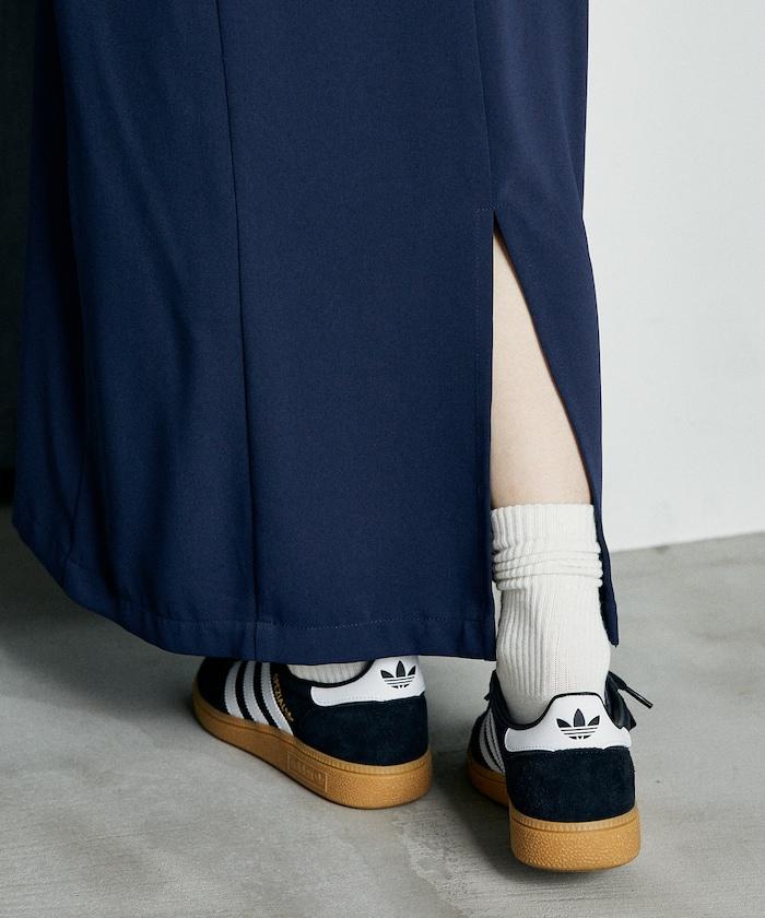 <接觸冷感/防紫外線>功能面料吊帶連衣裙