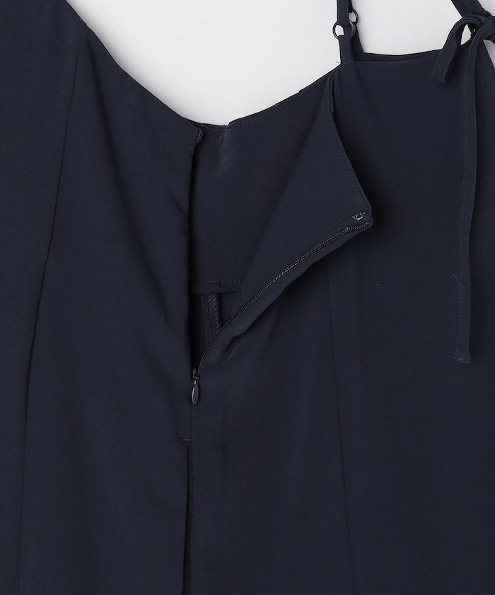 <接觸冷感/防紫外線>功能面料吊帶連衣裙