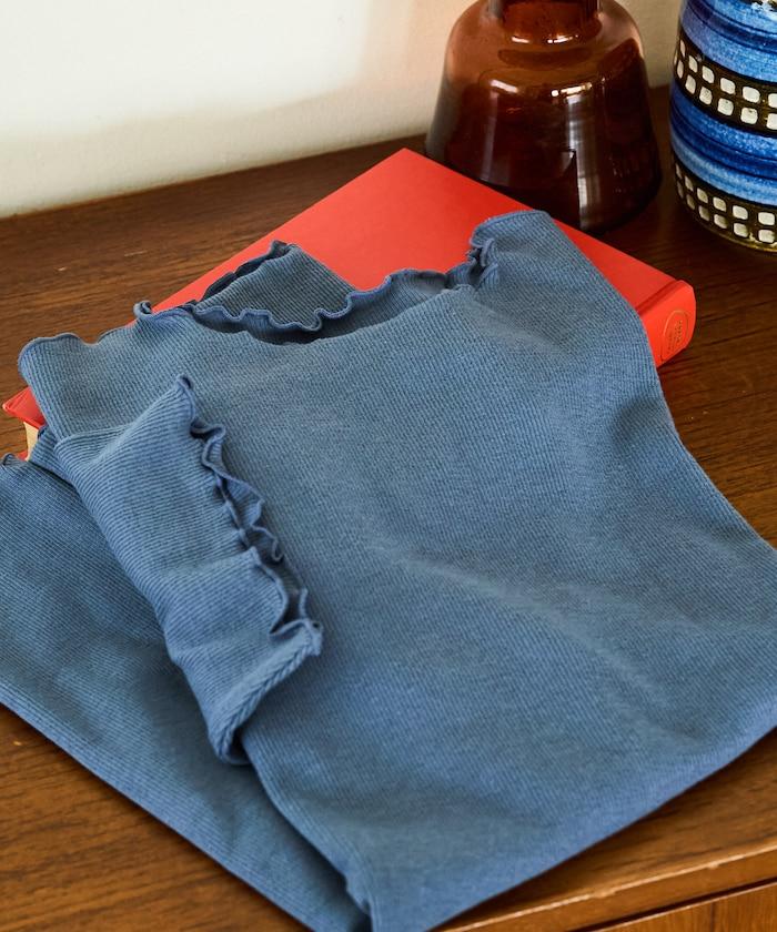 薄荷色親膚舒適圓領短袖T恤