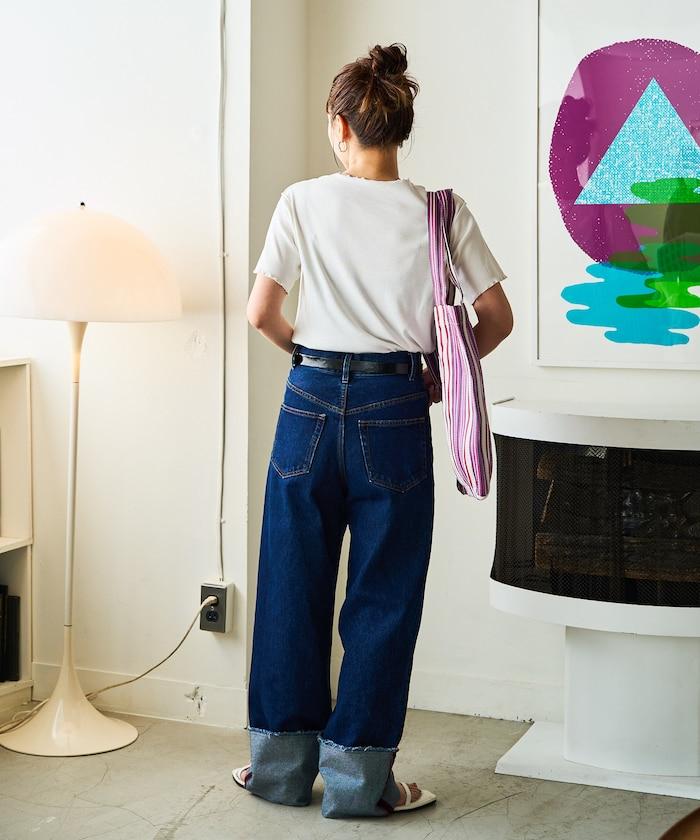 薄荷色親膚舒適圓領短袖T恤