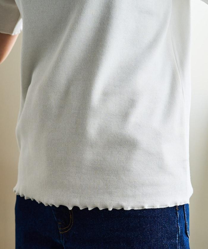 薄荷色親膚舒適圓領短袖T恤