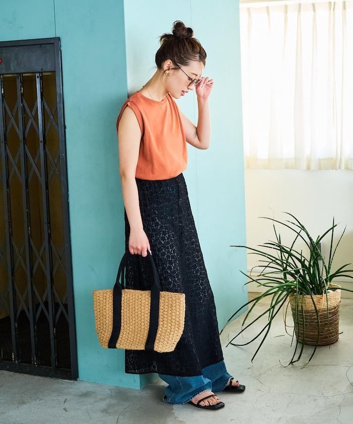 薄荷色圓領無袖T恤