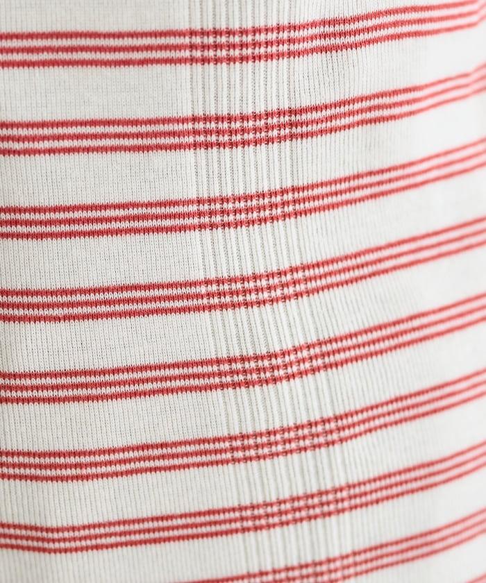 芭蕾領 隨機條紋T恤