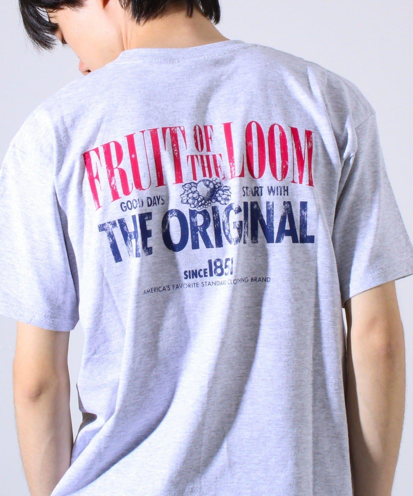 【FRUIT OF THE LOOM】印花T恤 背面印花