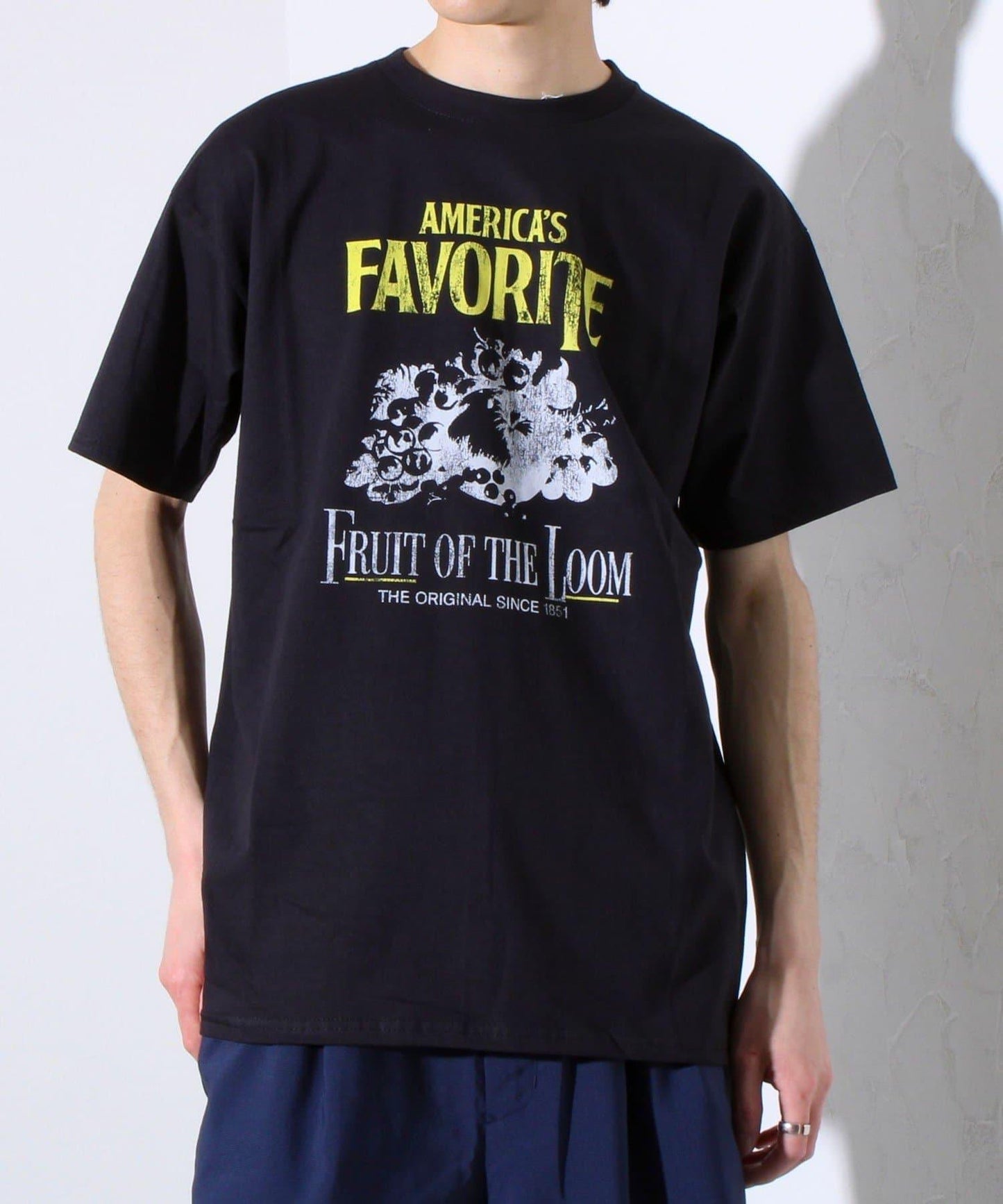 【FRUIT OF THE LOOM】印花T恤 前胸印花
