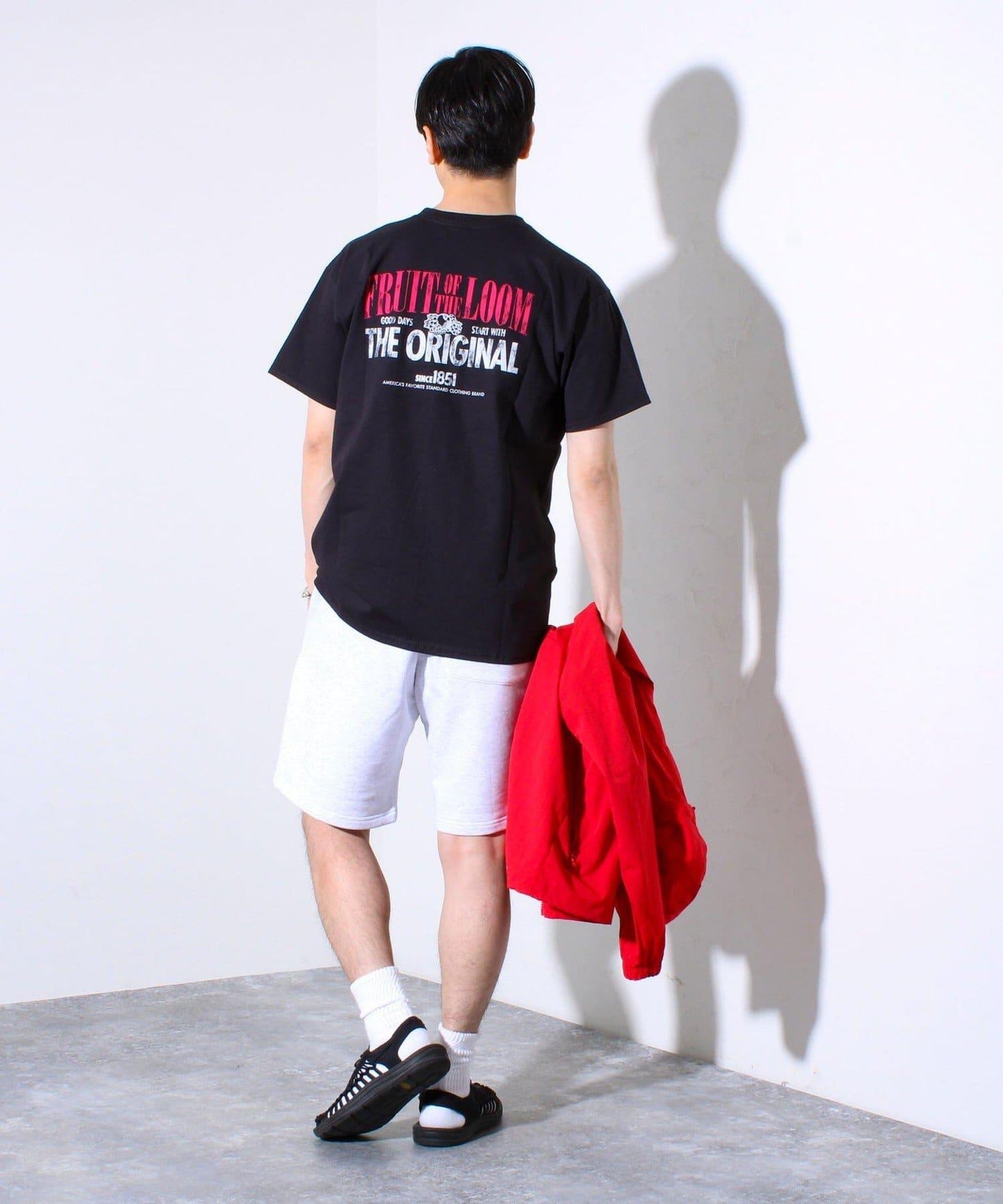 【FRUIT OF THE LOOM】印花T恤 背面印花