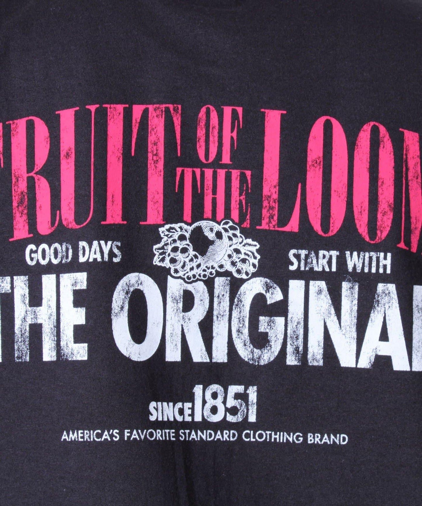 【FRUIT OF THE LOOM】印花T恤 背面印花