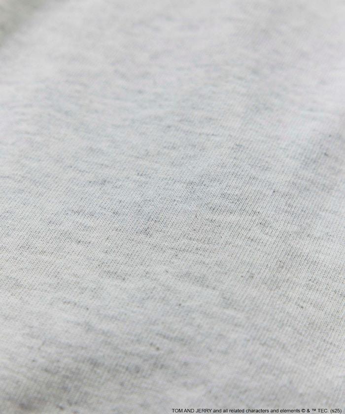 TOM&JERRY / 《貓和老鼠》 聯名 大尺寸 印花背面 圓領 T恤 【限定推出】