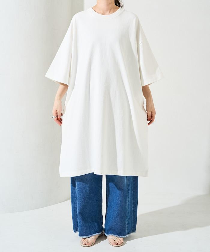 大尺寸T恤短袖迷你連衣裙