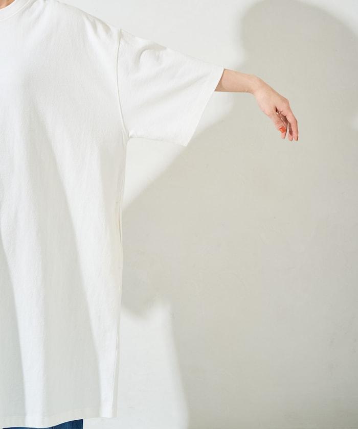 大尺寸T恤短袖迷你連衣裙