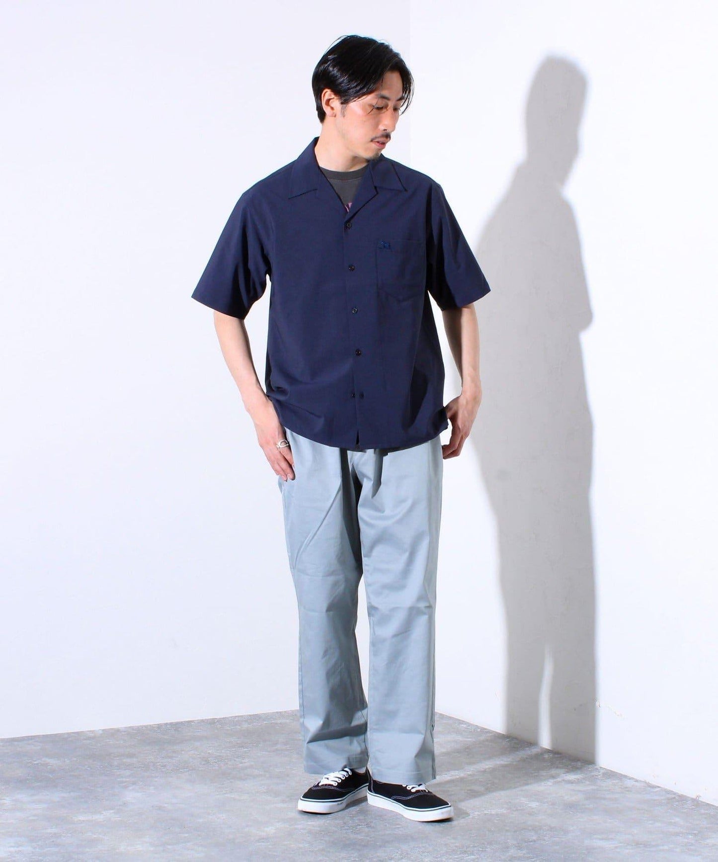 【GLOSTER】法國鬥牛犬刺繡 COOLMAX 開領襯衫