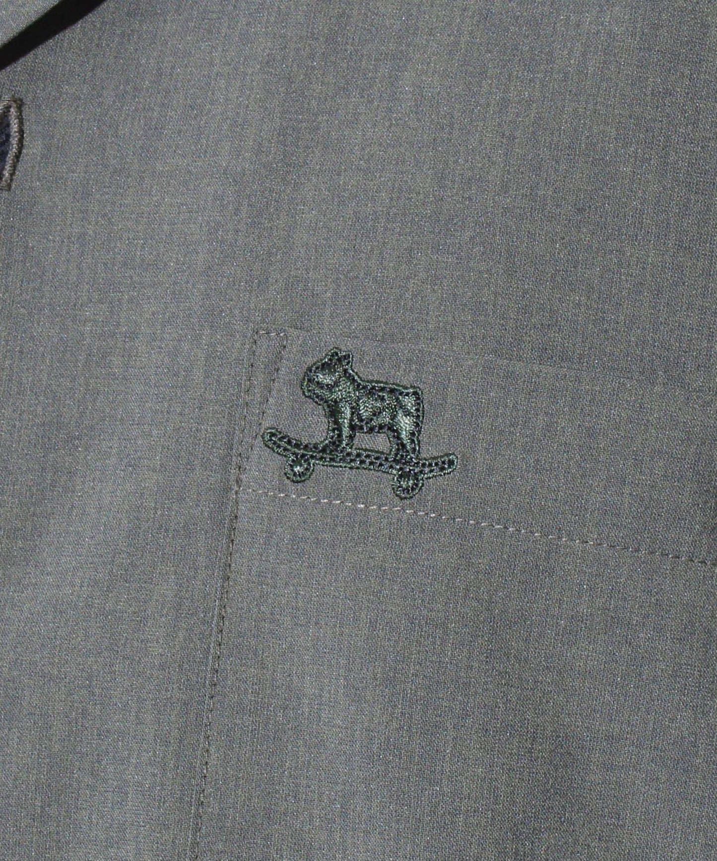 【GLOSTER】法國鬥牛犬刺繡 COOLMAX 開領襯衫