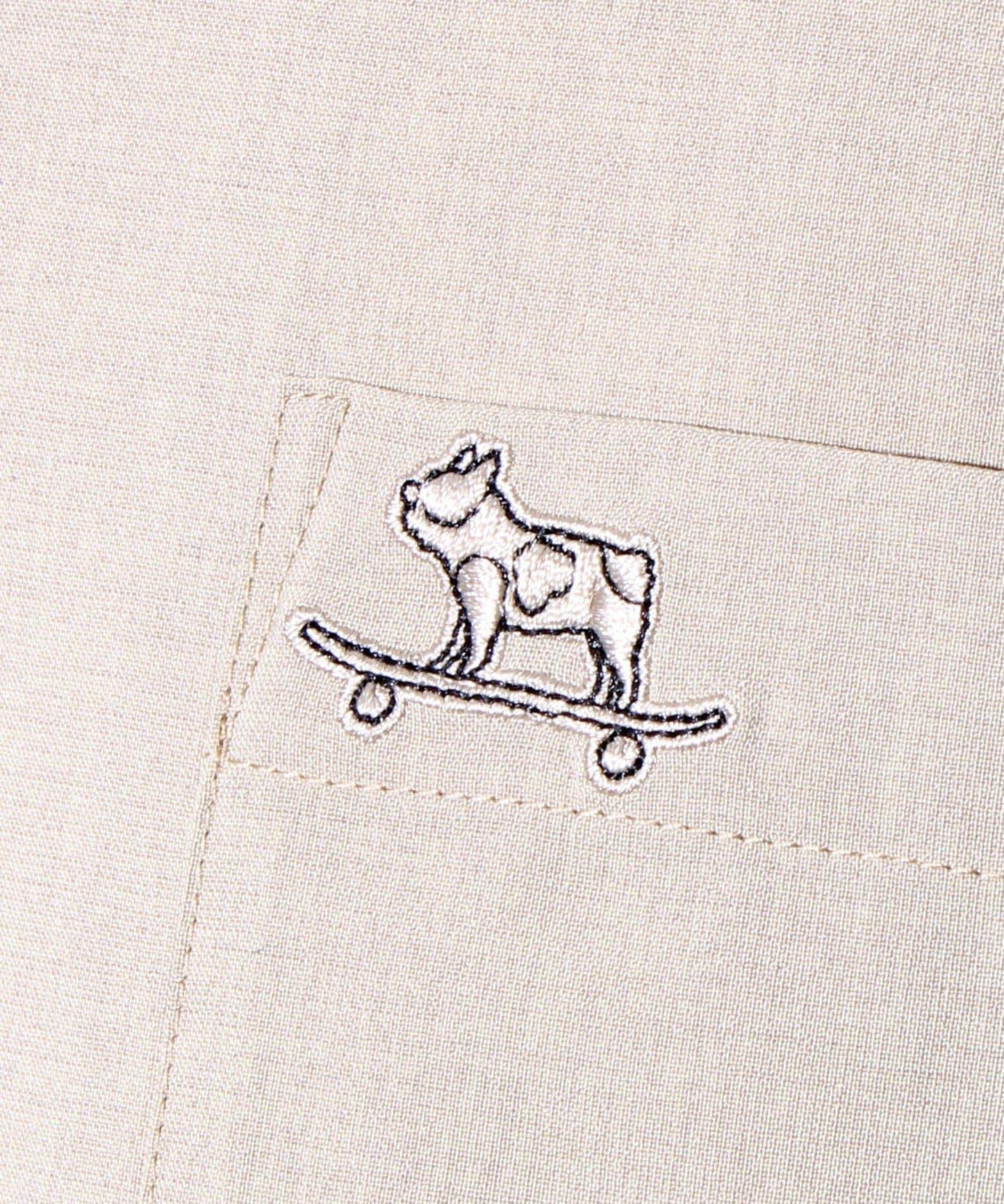 【GLOSTER】法國鬥牛犬刺繡 COOLMAX 開領襯衫