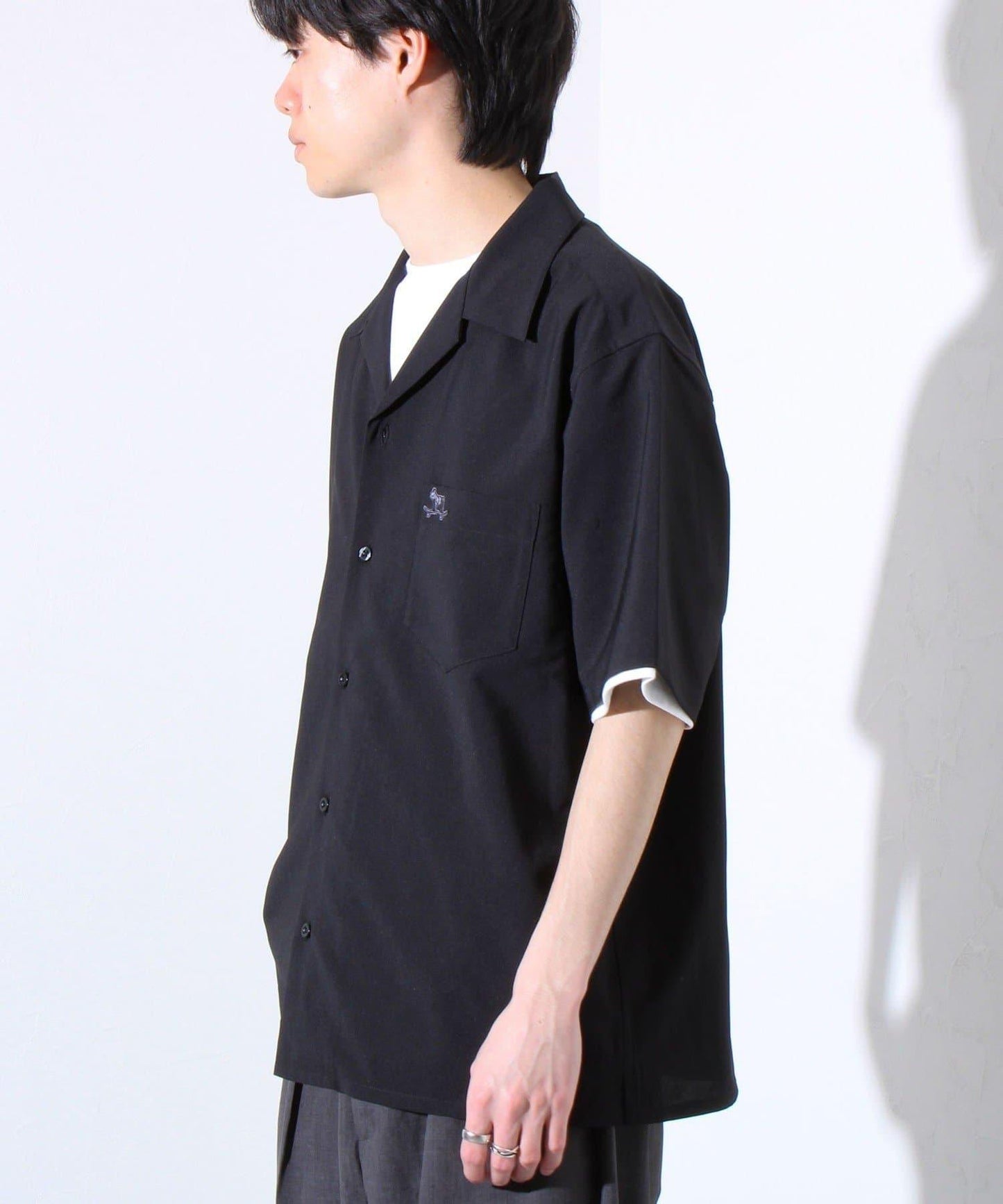 【GLOSTER】法國鬥牛犬刺繡 COOLMAX 開領襯衫