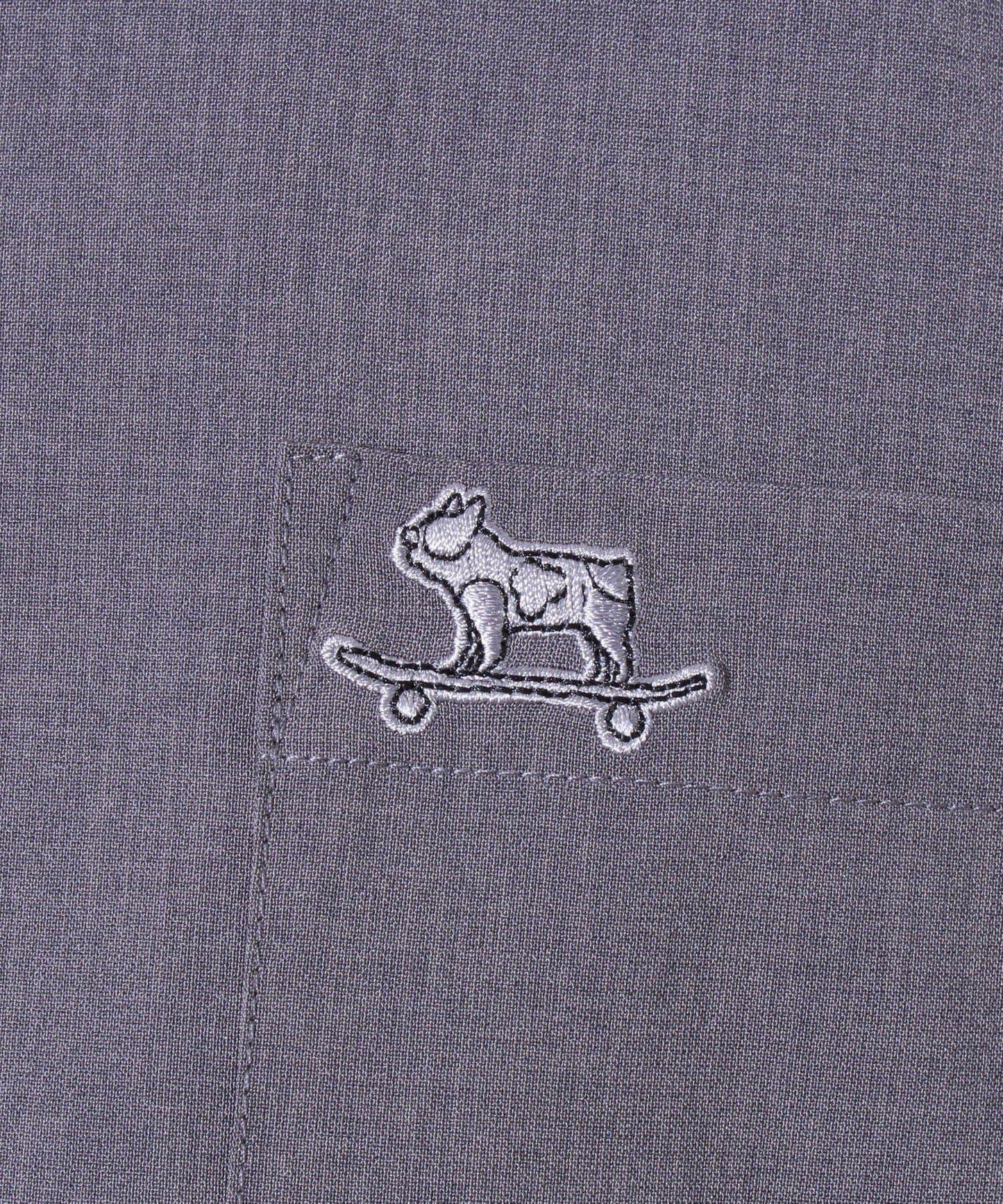 【GLOSTER】法國鬥牛犬刺繡 COOLMAX 開領襯衫