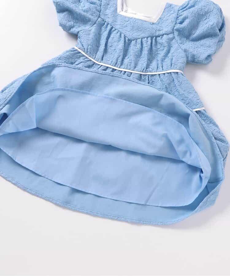 氣球袖層疊連衣裙_初戀麥香