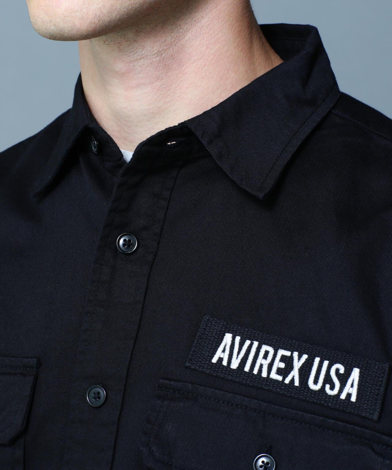 基礎疲勞短袖襯衫 / AVIREX / 阿維雷克斯