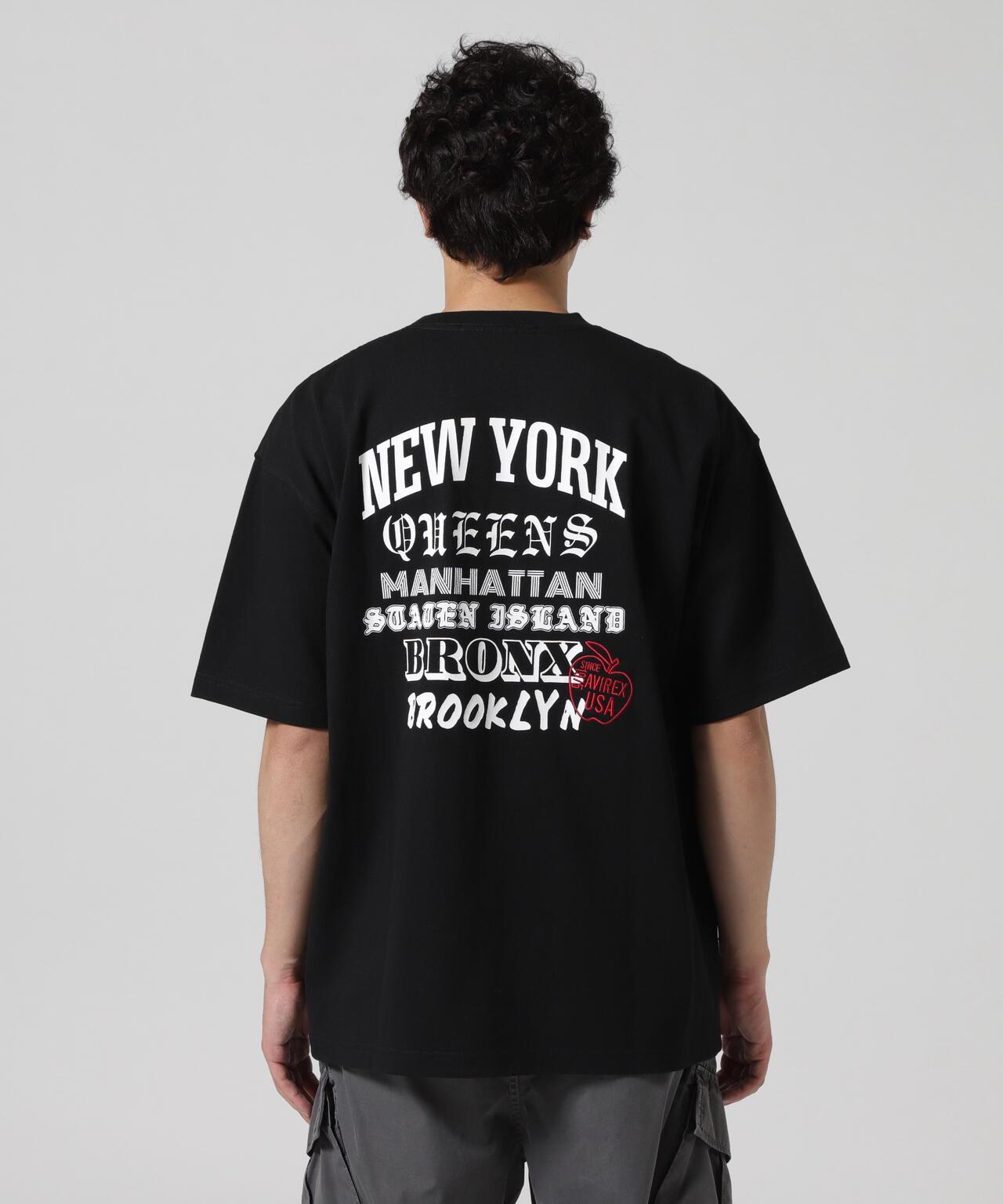 BIG APPLE T-SHIRT / 大蘋果半袖T恤 / AVIREX / 阿維雷克斯
