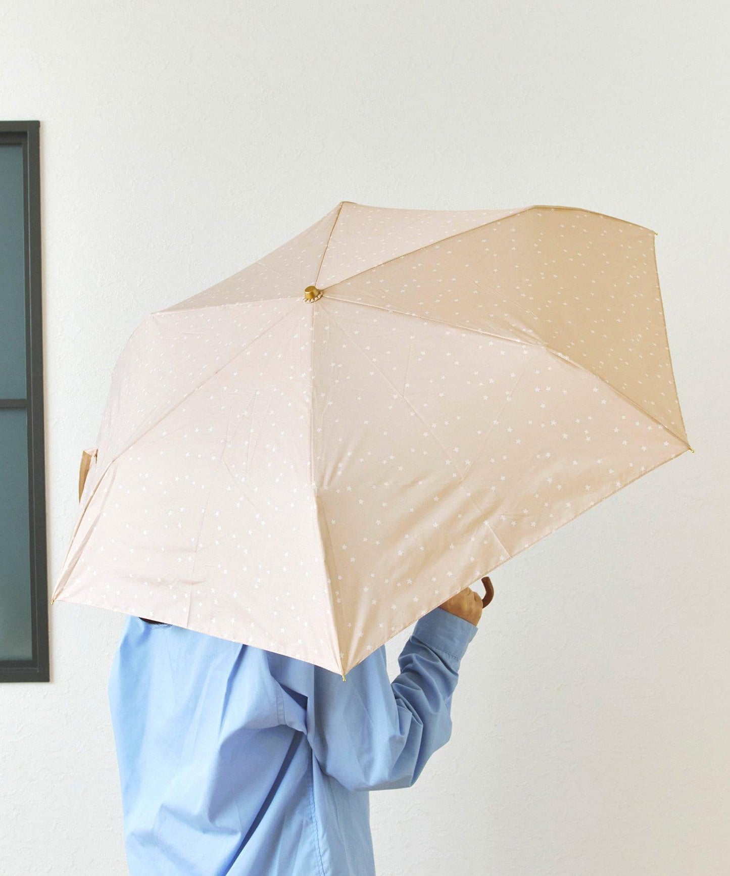 雨晴兼用雨傘折ドットスター