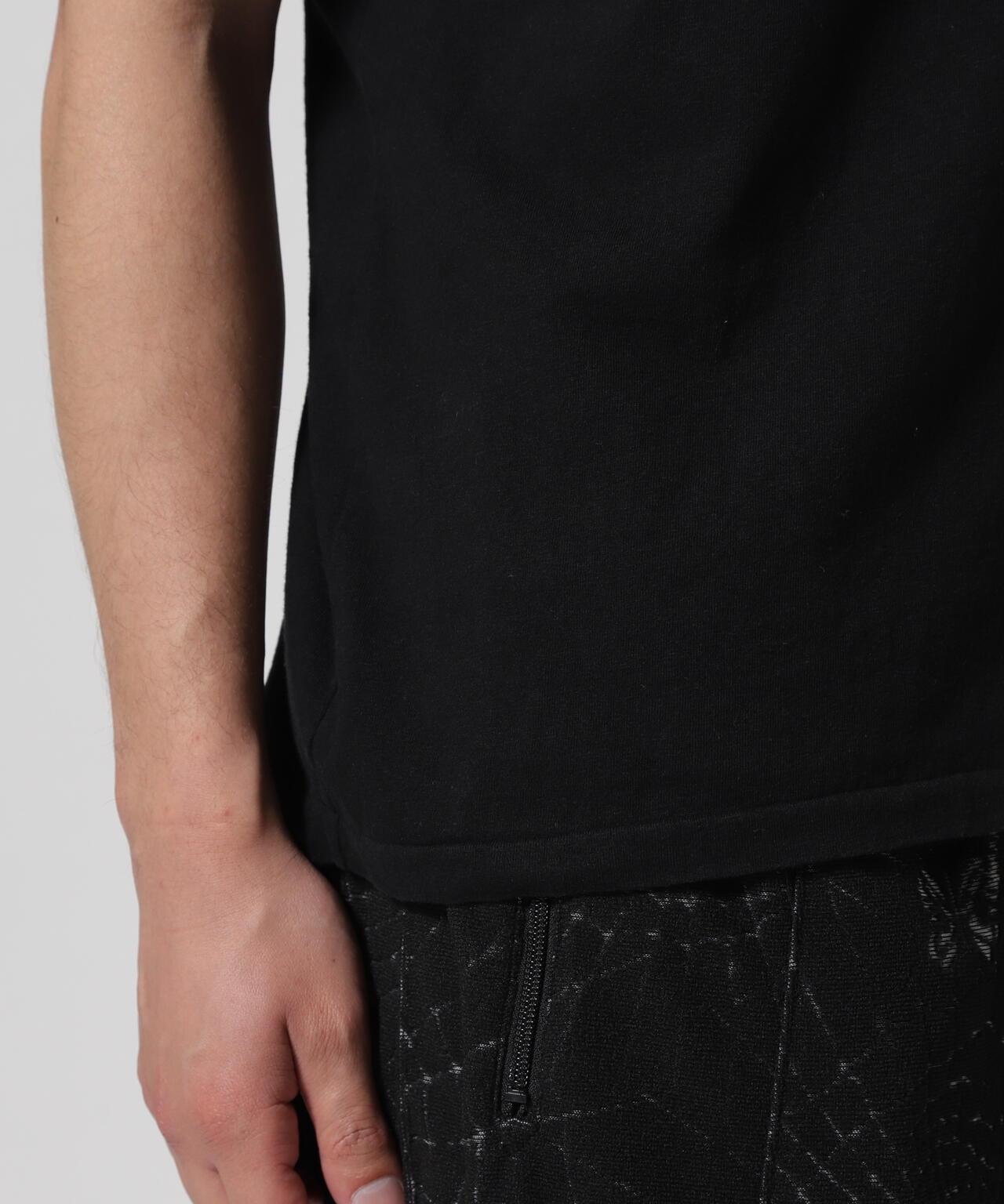 NEEDLES/S/S 蝴蝶刺繡口袋T恤 - 棉質傑西布