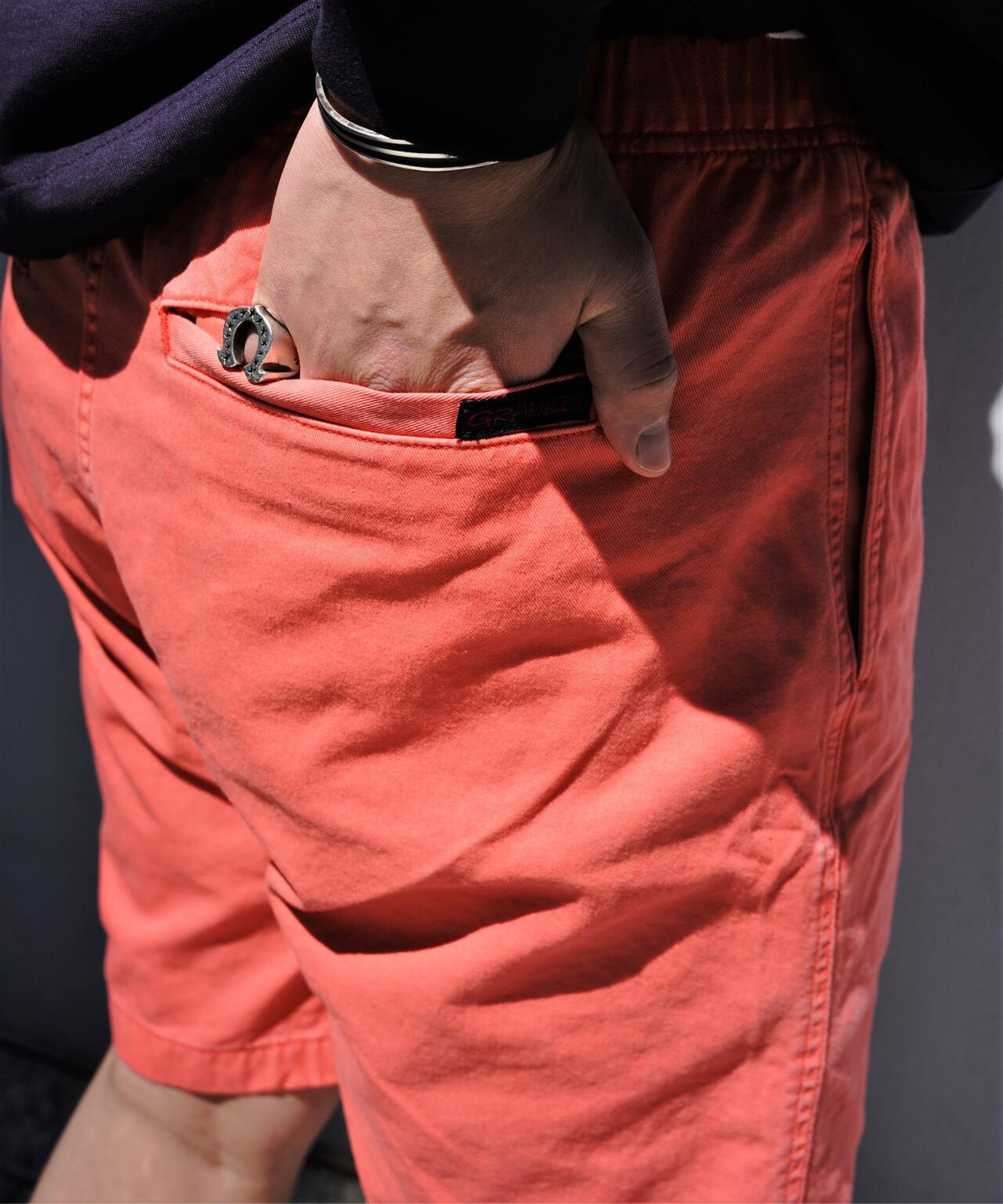 GRAMICCI/格萊美 G-SHORT 顏料染 G短褲 pigme nt dye