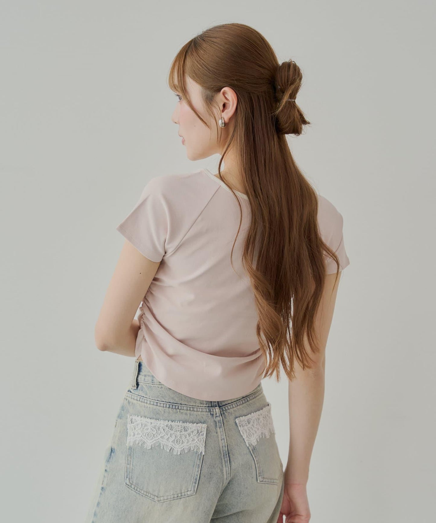 層疊設計法式T-shirt