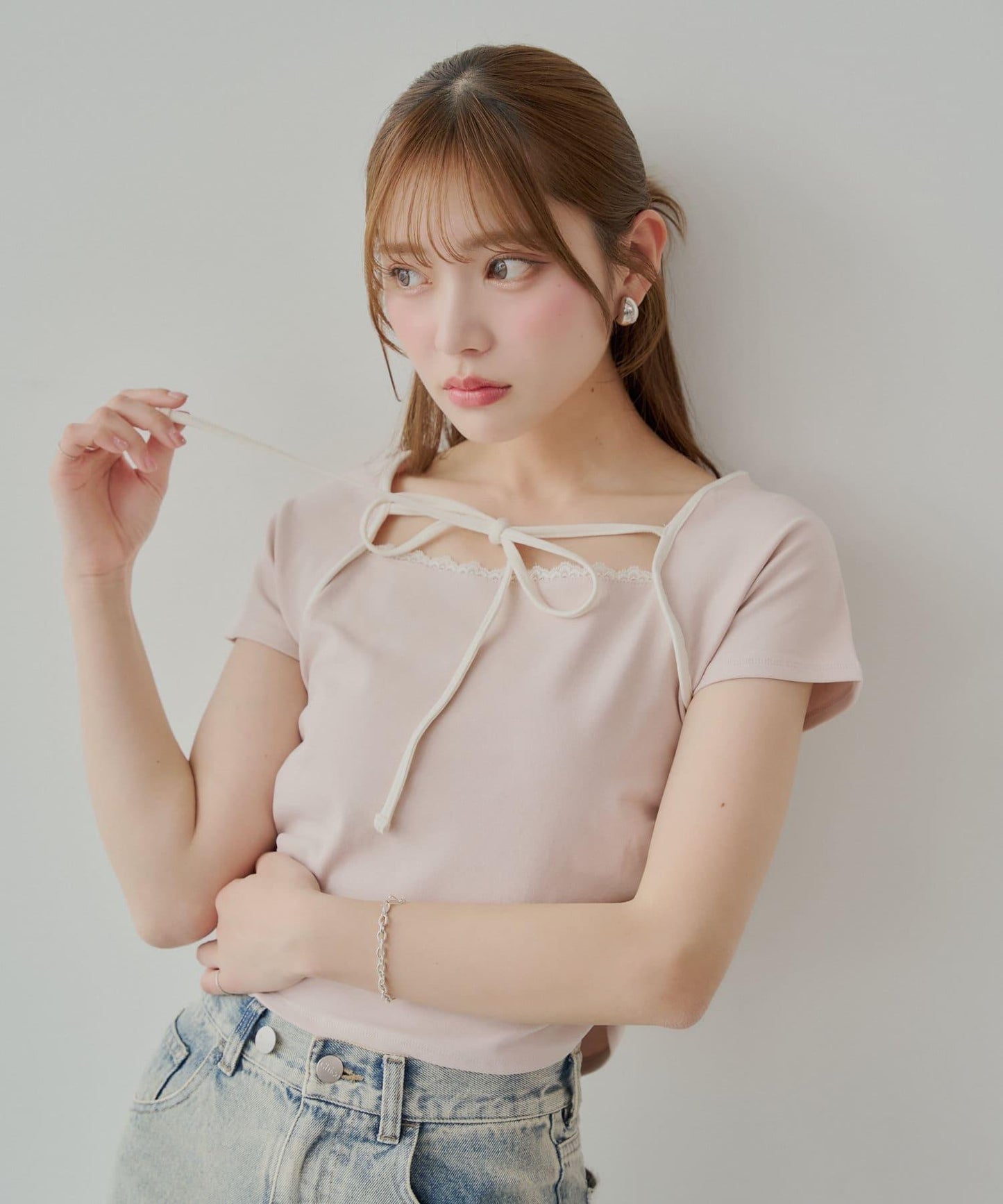 層疊設計法式T-shirt