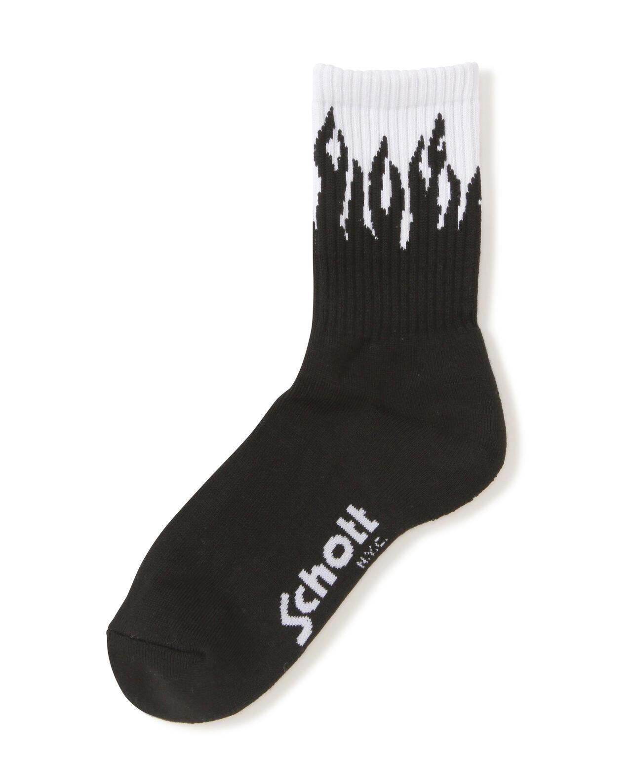 直營限定/HIGT-SOCKS F《LAM》E/火焰 高筒襪
