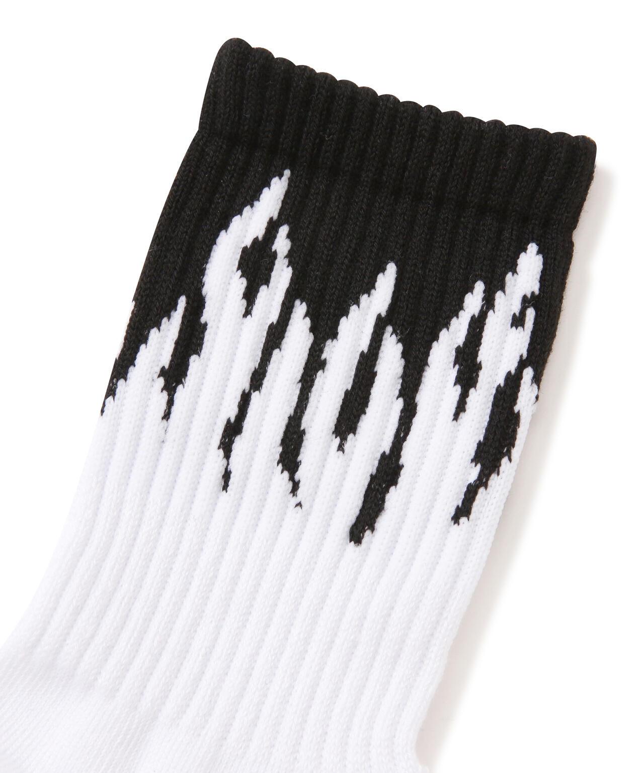 直營限定/HIGT-SOCKS F《LAM》E/火焰 高筒襪